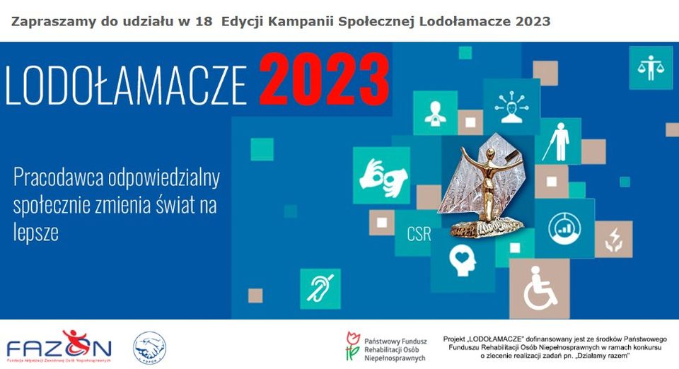 Plakat konkursu Lodołamacze 2023
