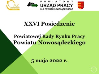 Zdjęcie artykułu POSIEDZENIE POWIATOWEJ RADY RYNKU PRACY DLA POWIATU...