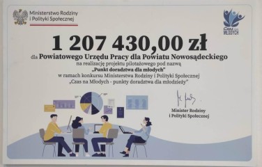 Zdjęcie artykułu Konferencja  „Czas na Młodych - punkty doradztwa dla młodzieży"